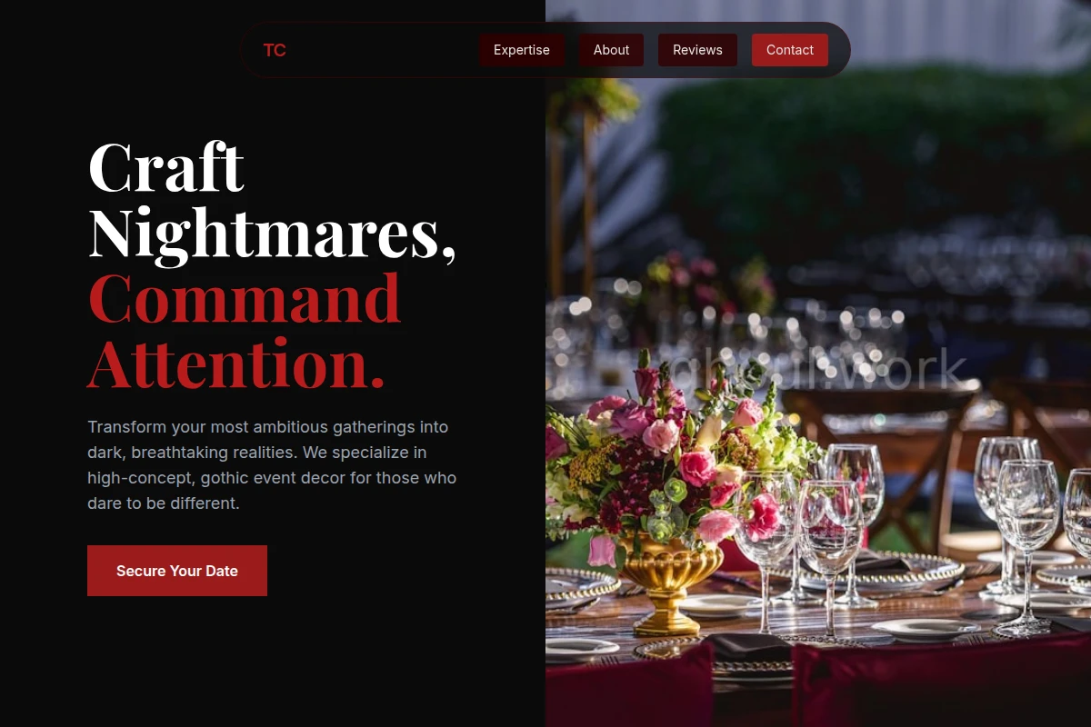 Raven Event Decor